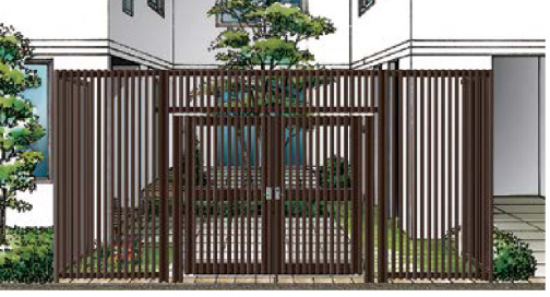 LIXIL　スリットライン(フェンススタイル)　アーチスタイル